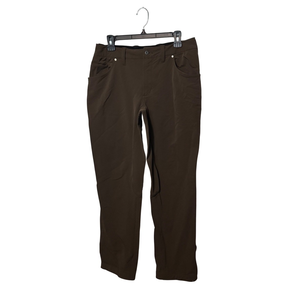 Showers Pass Pants Mens 32 Brown Tech Commuter Cycling Outdoor Nylon Stretch